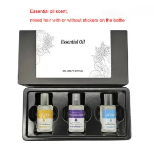 Essential Oil Set, Car Air Freshener, Car Air Freshener with Essential Oil, Car Interior Decoration Accessories for Car, Home, Office, Calming Home Fragrance