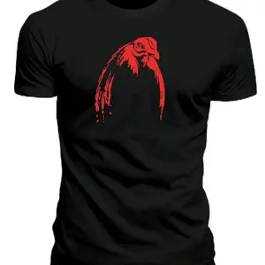Gamefowl Cockshead Gamebird Rooster Collectors t-shirt. Gallos Rooster tshirt Menswear Top