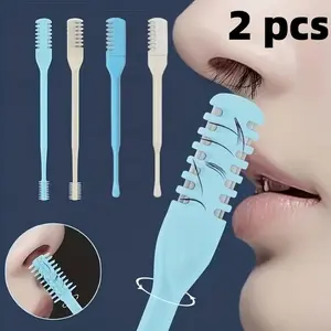 Double-Sided Nose Hair High Quality Trimmer Set, Portable Manual Mini Nose Hair Trimming Kit, Unisex, 360-Degree Rotating Nose Care Tool