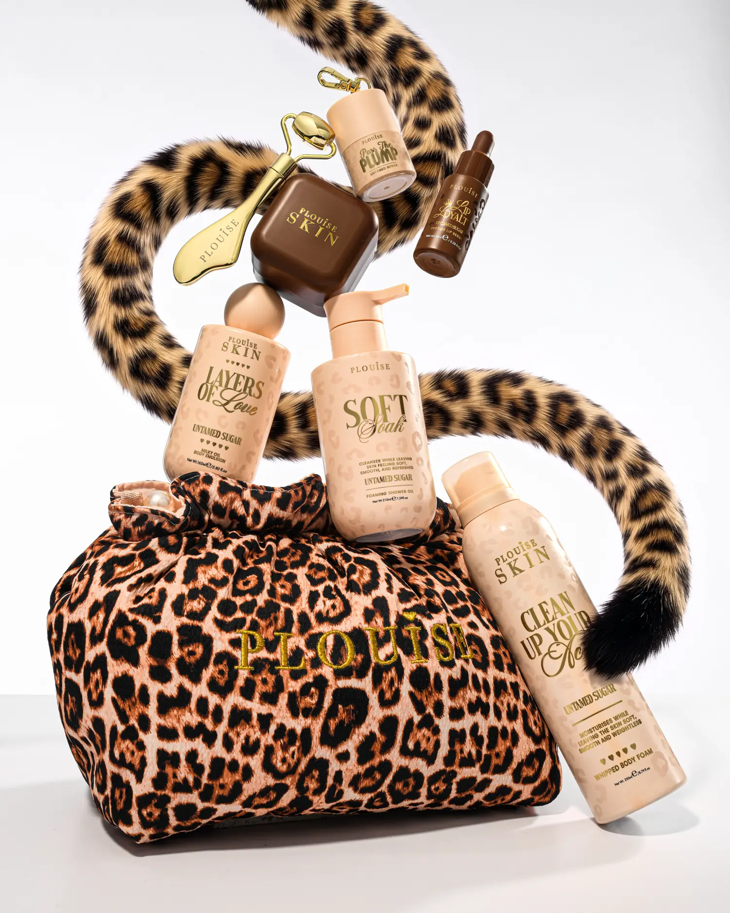 P.Louise Cheetah Hot Hunt Skin & Body Self Care Set