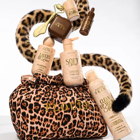 P.Louise Cheetah Hot Hunt Skin & Body Self Care Set