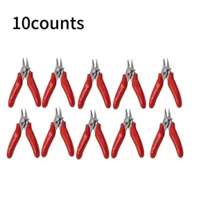 Mini Pliers with Locking Mechanism, 10pcs/set Mini Pliers, Multipurpose DIY Pliers, Hand Tools for Home & Office Use
