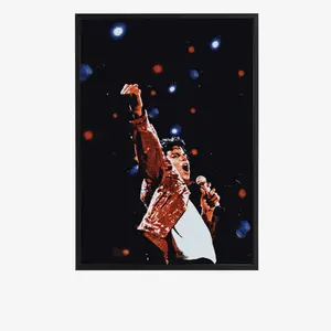 Michael Jackson Beat It Poster – Iconic 80s Concert Wall Decor, Retro Music Legend Art Print