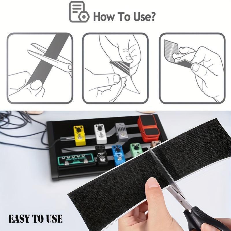 Velcro, hook-and-loop tape - Self-adhesive strips, suitable for installation, handicrafts, etc.