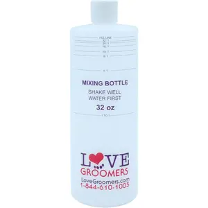 32oz Dilution Bottles - Set of 4 - Professional Pet Shampoo Dilution Bottles for Dog Grooming - Perfect Mixing Bottles for Shampoo, Conditioner, and Grooming Solutions