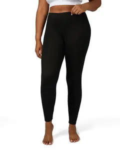 32 Degrees Women's Lightweight Baselayer Legging | 4-Way Stretch | Form Fitting | Thermal, Black, Small