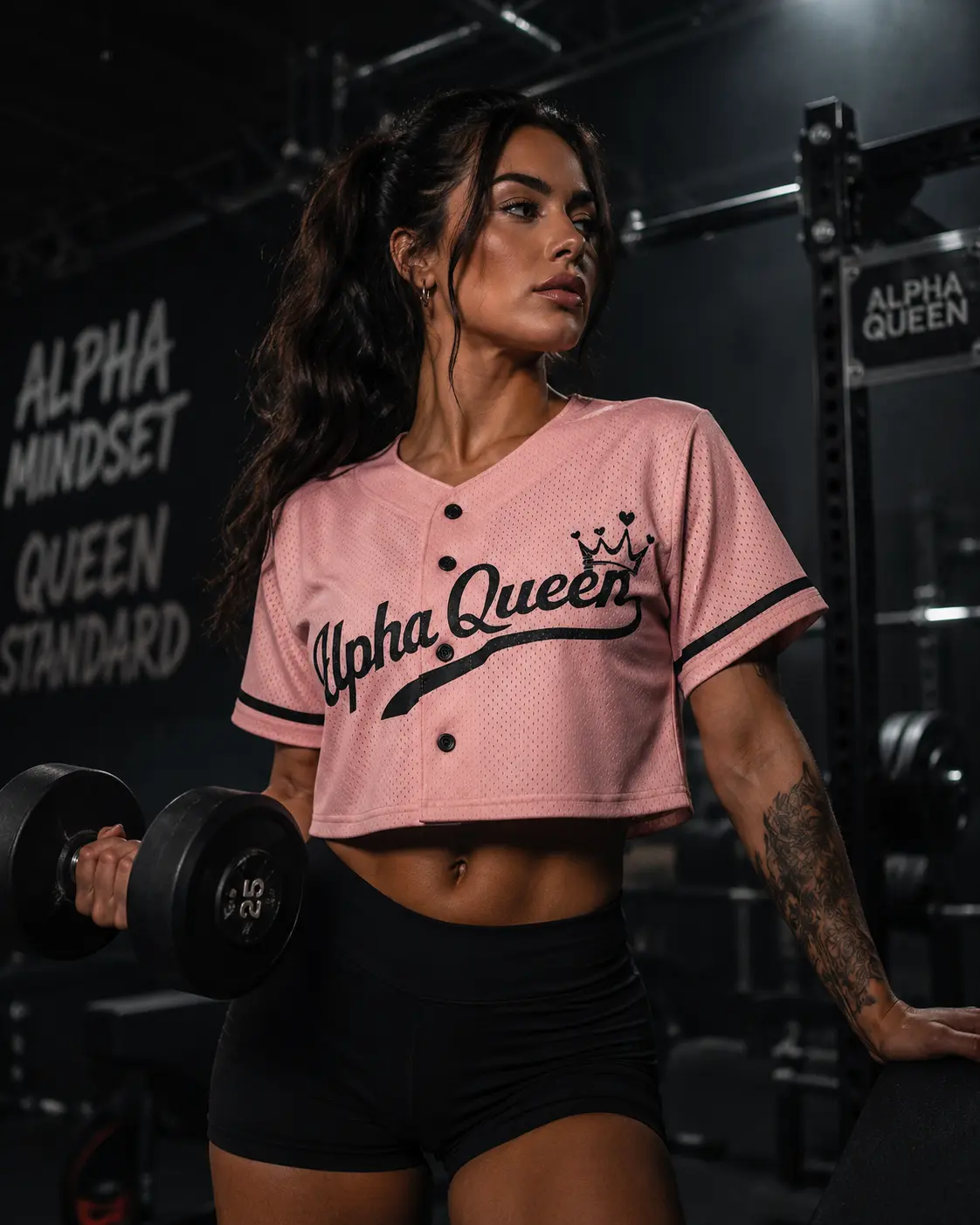 Cropped Baseball Jersey