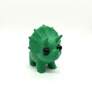 Knit Triceratops Desk Buddy