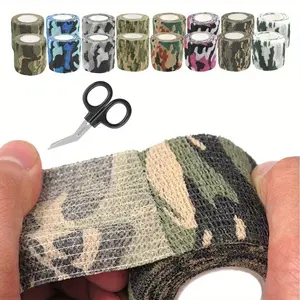 16 Rolls Self-adhesive Elastic Bandage with 1 Pair Scissors Breathable Elastic Cohesive Bandage for Sports Fashion Accessories
