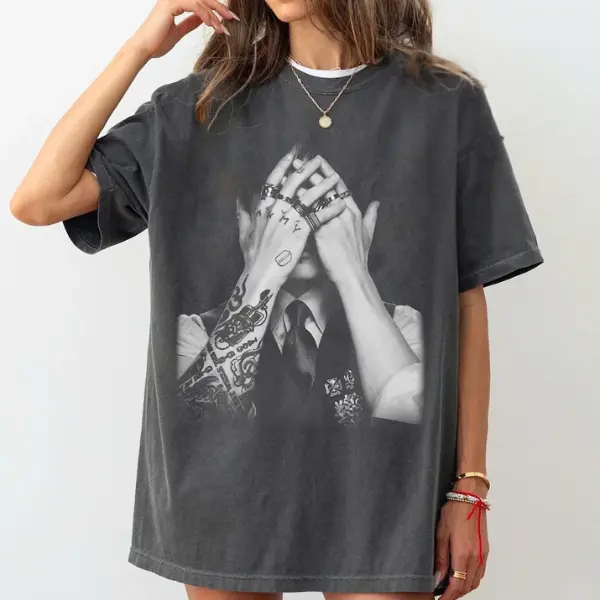 Jungk00k Vintage T-Shirt, Kpop Graphic Tee, Retro Aesthetic Shirt, Music Fan Gift, Unisex