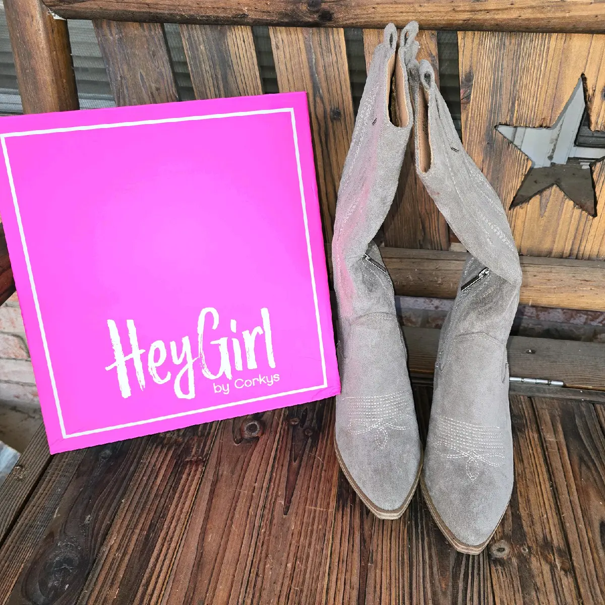 Hey Girl by Corkys Headliner Suede Boots
