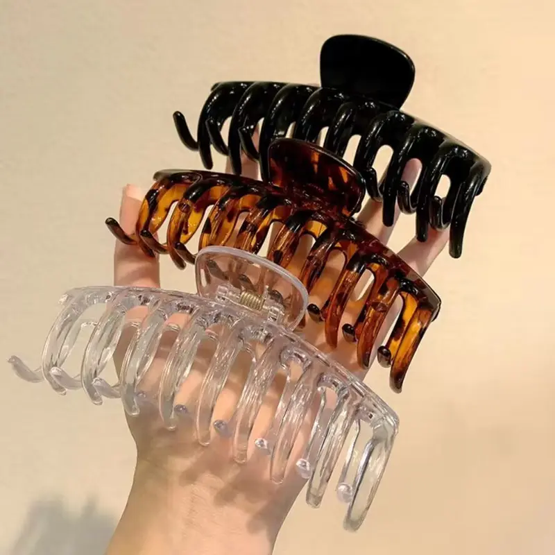 High-Quality Non-Slip Hair Clips, Large Fashionable Barrettes for Women & Girls, Casual Multi-Functional Headwear for Thick Hair
