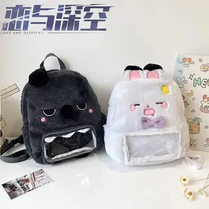 Game Love And Deepspace Sylus Xavier Cosplay Backpack Student Plush Shoulder Bag Cute Crossbody Bag Large Capacity