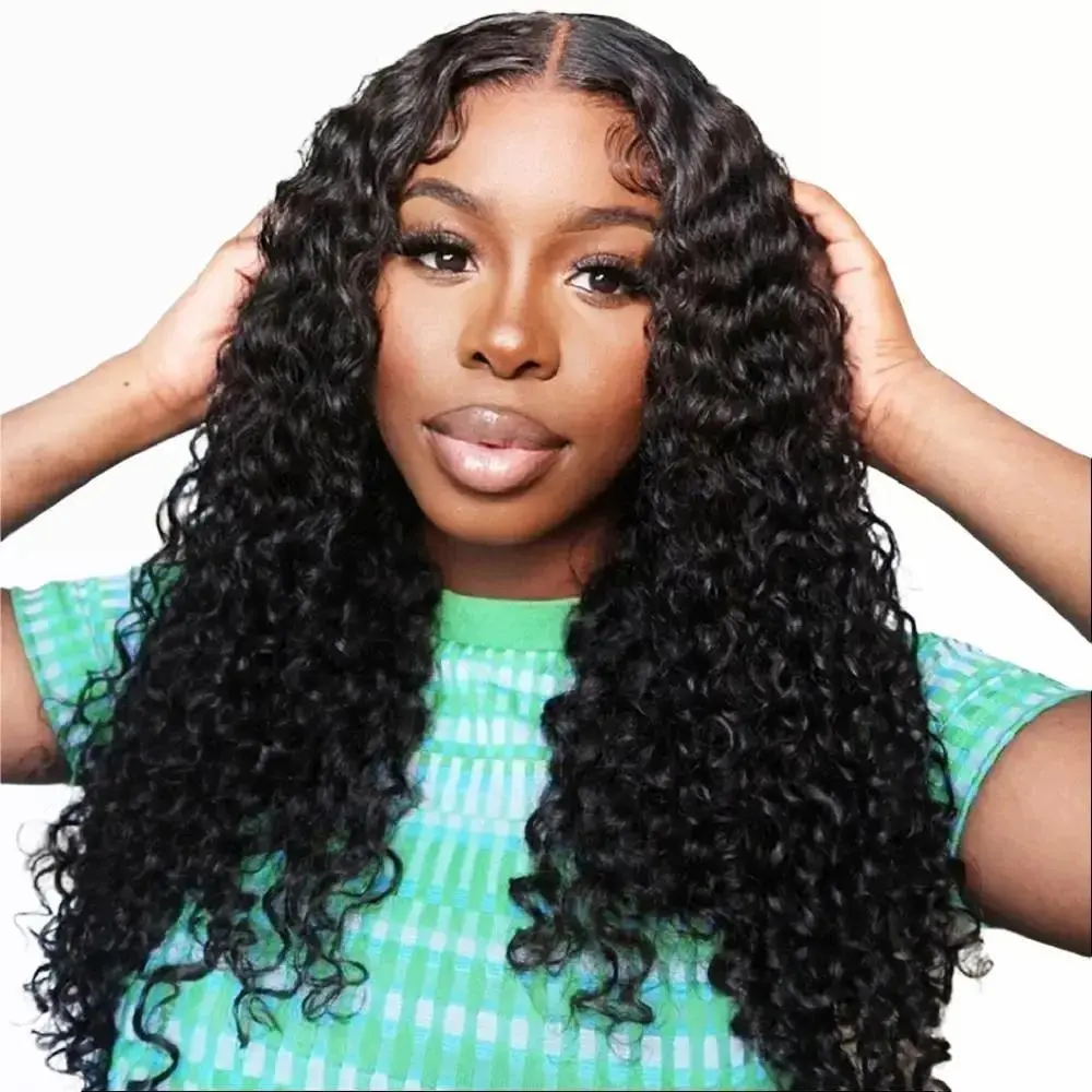 Hot Star Glueless wig Jerry Curly 9x6 M-Cap Glueless Wig human hair Ready to Wear Pre-Bleached Knots Pre-everything Wig Pre Cut HD Transparent Lace human hair Wigs