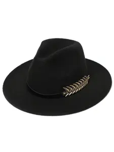British-style autumn and winter men's and women's hats, European and American flat-brimmed gentleman's hats, suitable for both parties and daily wear