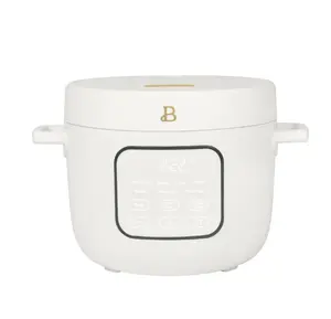 Beautiful 14-Cup Cooked, 6-Cups Uncooked Electric Rice and Grain Cooker, EverGood Ceramic Nonstick Coating, White Icing by Drew Barrymore