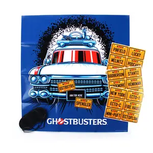 Ghostbusters Stick-the-License Plate on the Ecto-1 (Up to 16 Players)