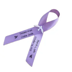 12 Personalized Ribbons -  Customized Event, Recuerdos luctuosos, listones personalizados