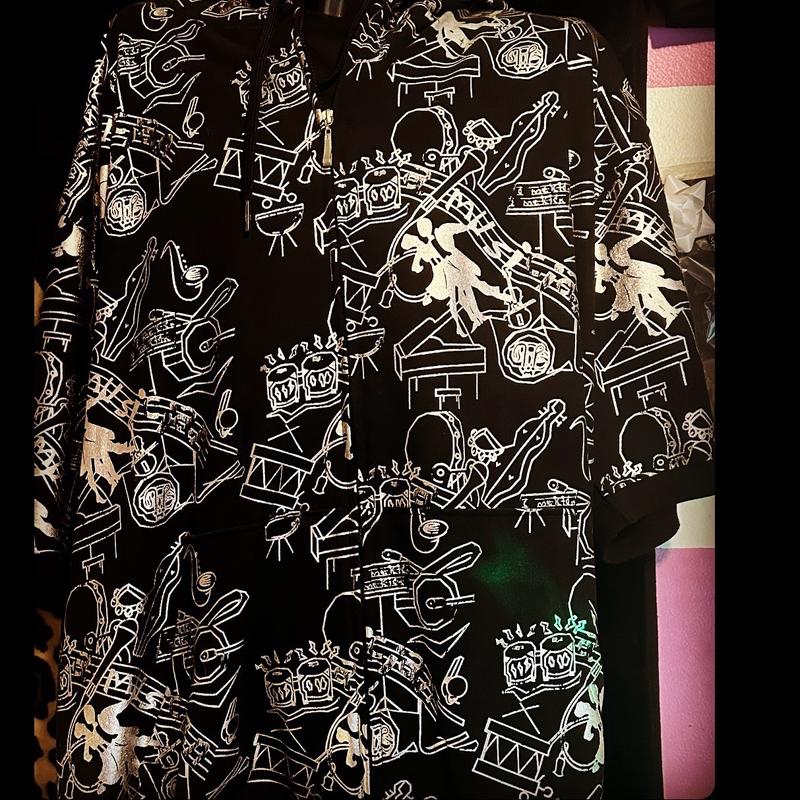 Limited Edition Platinum and Black Dream USA Red/Black Zippered Down Hoodie Jacket Winter Winter Winter Winter Winter