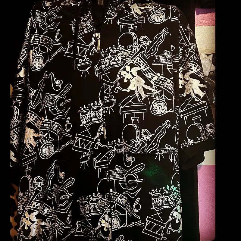 Limited Edition Platinum and Black Dream USA Red/Black Zippered Down Hoodie Jacket Winter Winter Winter Winter Winter