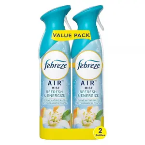 Air Mist 8.8 oz. Zesty Orange Blossom Scent Air Freshener Spray (2-Count) Aroma Floral