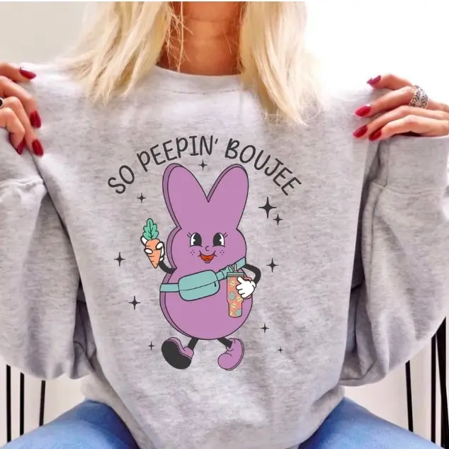 So Peepin’ Boujee Sweaters Tops