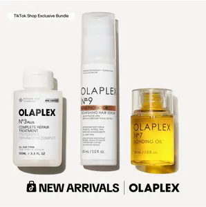 OLAPLEX Strength + Style Set - Repair, Protect, Shine & Style with Ultimate Treatment, Nourishing Serum & Weightless Styling Oil