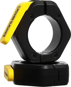 POWER GUIDANCE Barbell Collars Barbell Clips, ONLY for 2 inch Olympic Barbell Clamps,Non-Slip Weight Clamps Quick Release Barbell Collar for Workout Weightlifting, Gym equipment accessories