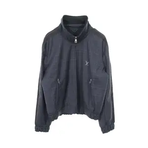 Pre-owned Louis Vuitton Wool Small Leather Goods Glencheck Jacket