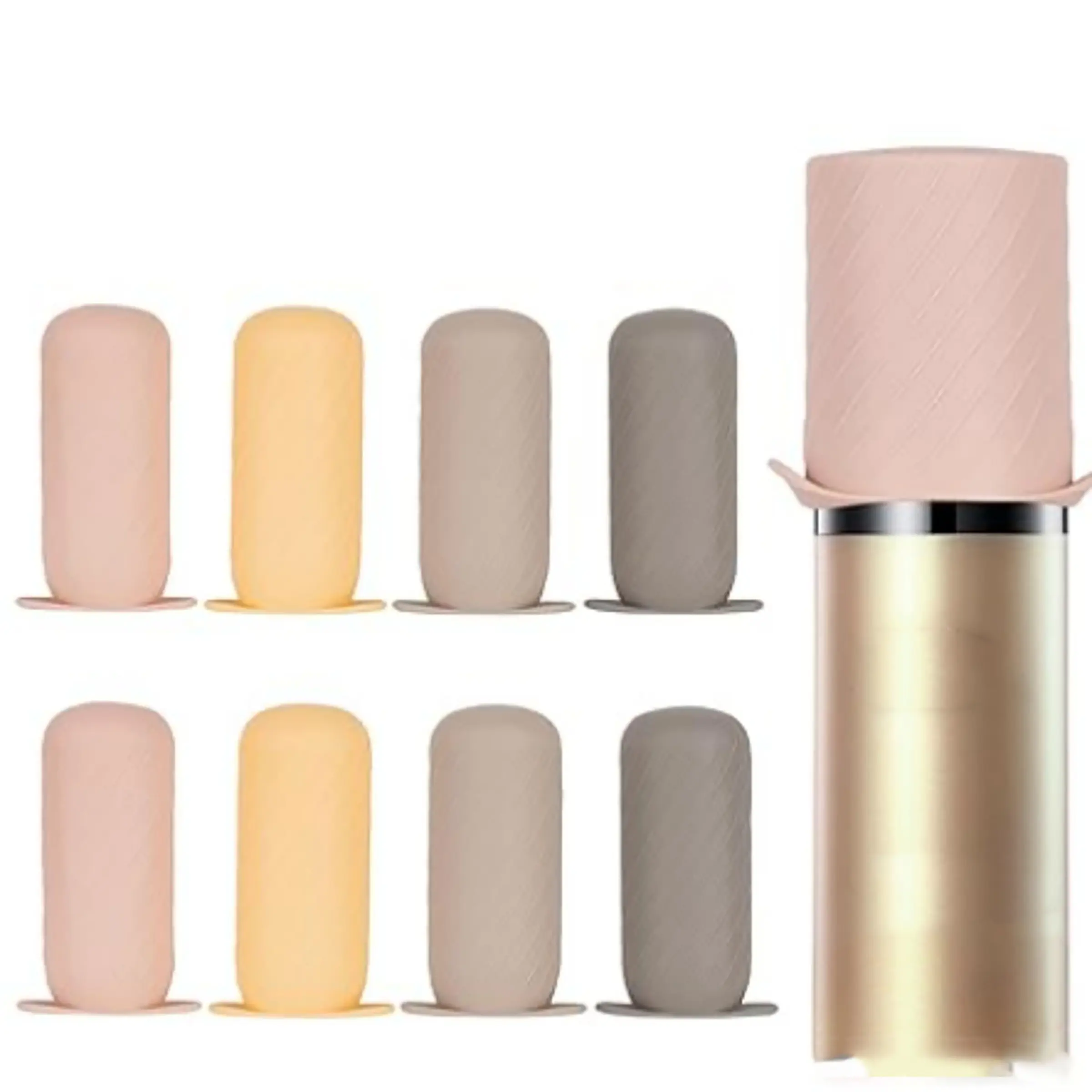 8pcs Bottle Covers for Travel, Leak Proofing, Secure Fit, Compact Travel Size Container Silicone Material toiletry sleeves, Leak Locks Travel Accessories, Versatile Use, for Shampoo Wash Body Bottles and other beauty and personal care, Makeup Cosmetic