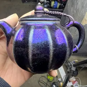Handmade Blue Teapot