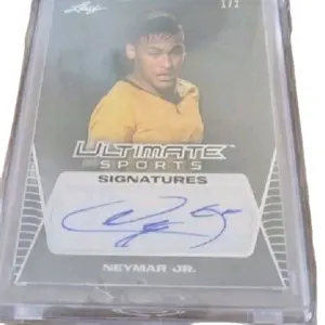 Ultimate Sports 2021 Neymar Jr., #'d 1/2 Autograph Signed Card