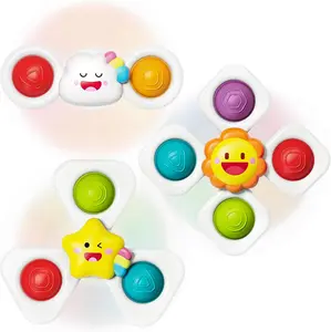 Mother Day Gift Baby Toys 0-6-12-18 Months,Suction Cup Spinner Toys,Baby Bath Toys for Boy&Girl, Sensory Toys &Travel Table Toy for Toddlers, Birthday Gifts for 1 2 3 Year Old Toddler