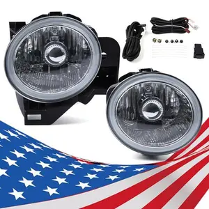 CROSSDESIGN Clear Fog Lights Lamp&Switch Fit For 02-04 Nissan Altima 2003-2006 Infiniti FX35