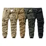 Streetwear Men's Utility Cargo Pants, Multi-Pocket Tactical Joggers with Elastic Waist,Anti fouling and wear-resistant, outdoor hiking and mountaineering