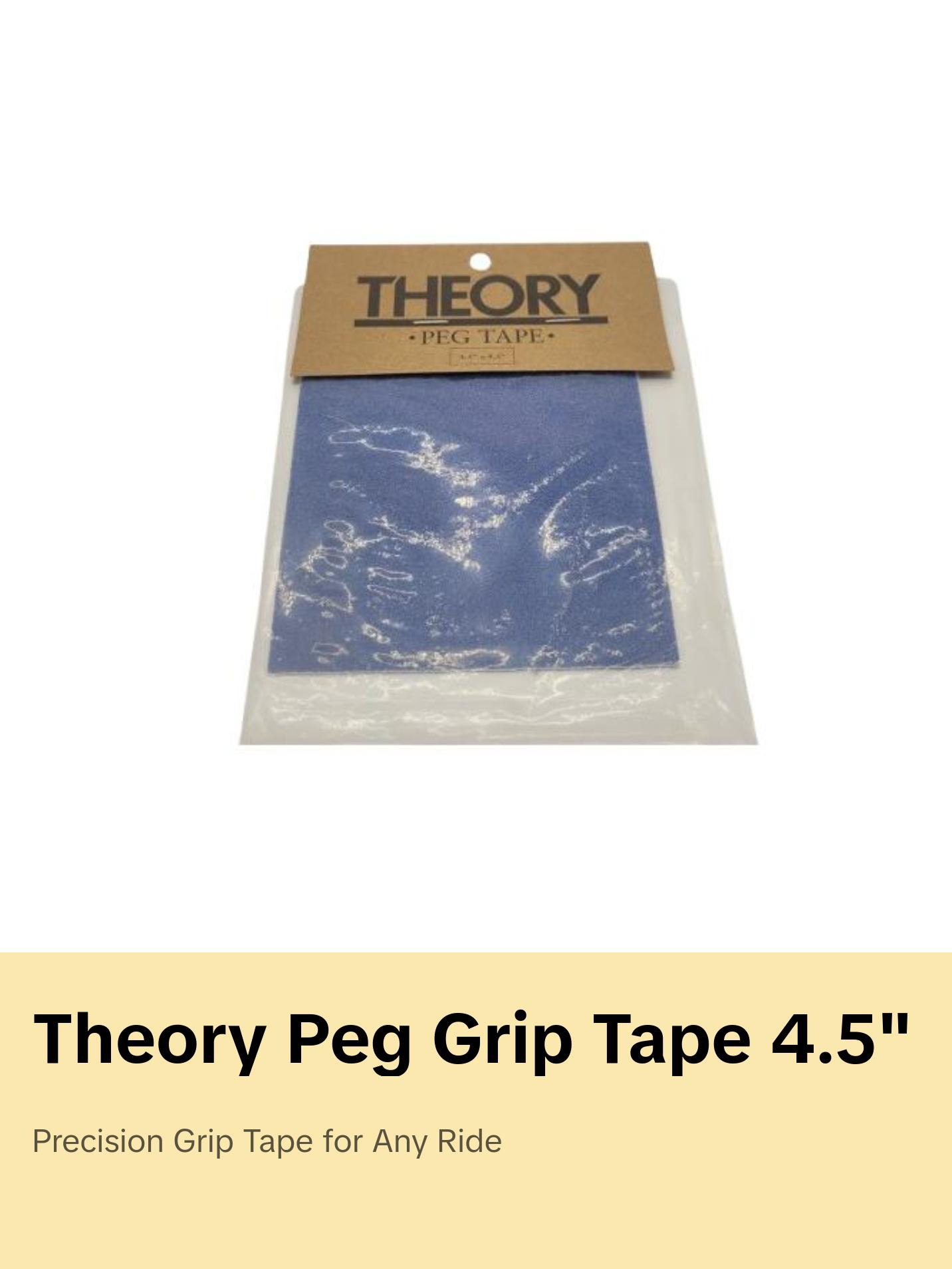 THEORY PEG GRIP TAPE Blue 4.5" x 4.5" - High-Density Packing for Versatile Use in Various Applications