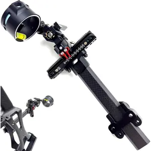 High-Visibility 0.019" Fiber Optic Compound Bow Sight - Easy Micro-Adjustment for Hunters & Target Shooters