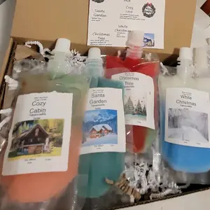 Strong Scented Squeezable WaxMelts Box - Festive Candle Decor-Christmas Holiday scents