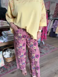 Boho Rose Easel Pants