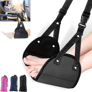 Portable Airplane Footrest,Leg Plane Travel Footrests,Foot Hammock Flight,Feet Rest Hanger for Planes,Train,Office,Car Women Men
