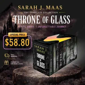 Throne of Glass 8 Book Paperback Box Set by Sarah J. Maas | BookTok Viral Fantasy Collection