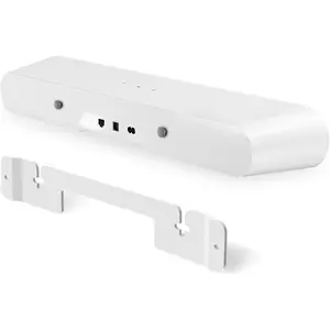 Heavy Duty Soundbar Mount for Sonos Ray Wall Mount - Floating Sound Bar Mounts for Sonos Ray Mount Under TV Mounting Bracket Easy to Install, White