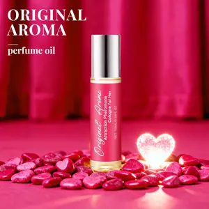 Women's Pheromone Perfume Oil Eau de Parfum Rollerball, Floral Oriental Scented Fragrance, Floral Cologne, Portable Travel Size, Long-Lasting Flower Aroma, Ideal Gift
