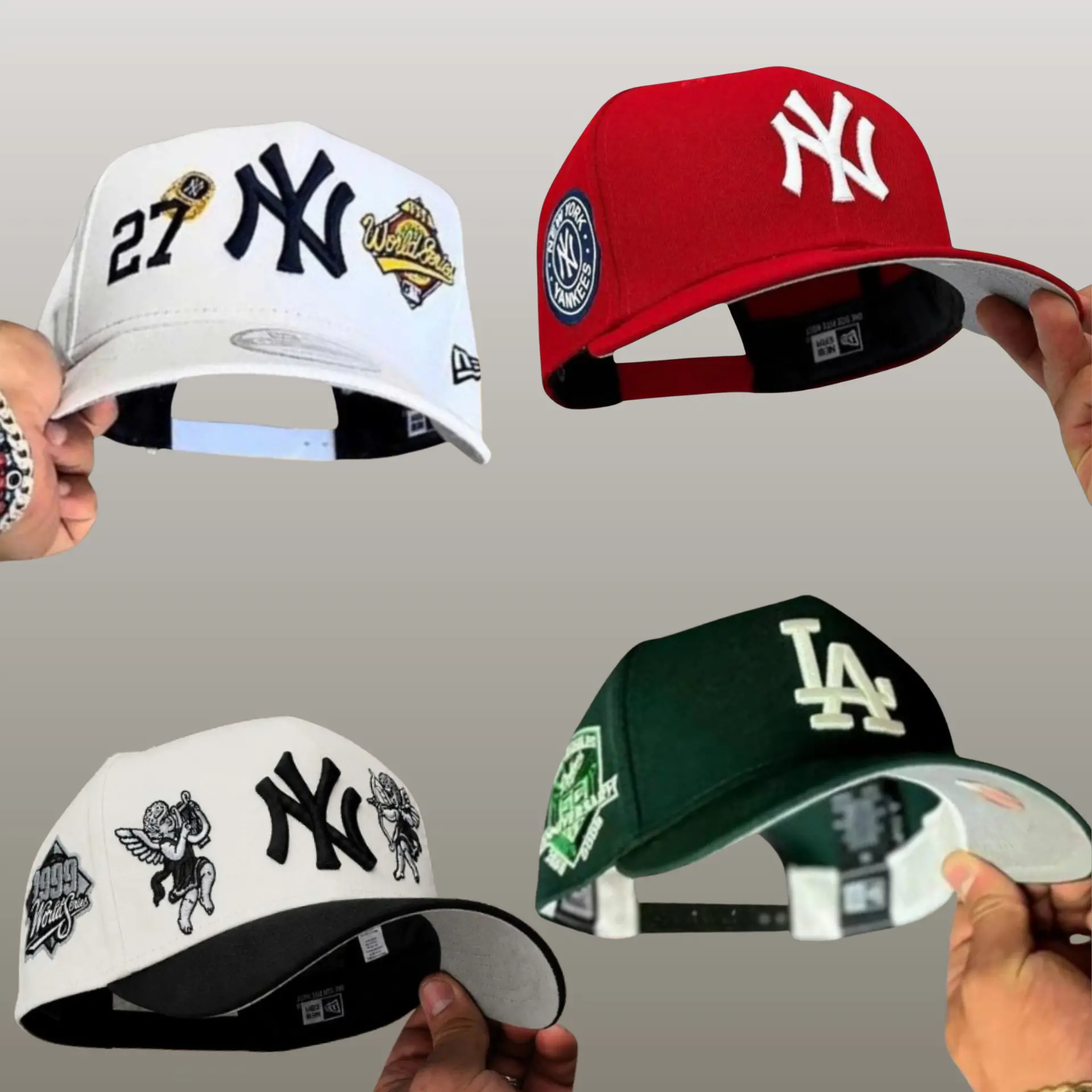New Era MLB NY Yankees LA Dodgers Retro Baseball Streetwear Cap – Adjustable 9FORTY 59FIFTY Curved Brim Snapback Hat, Premium Team Logo Embroidery, Classic Athletic Design, Urban Fashion Accessory, Casual Daily Wear, USA 2026 Collection