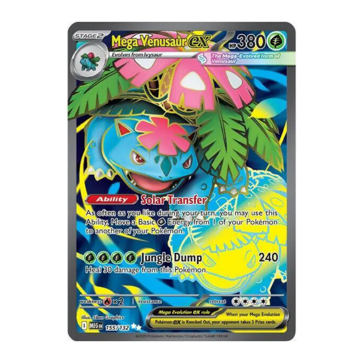 Mega Venusaur ex – 155/132 Mega Venusaur ex – 155/132