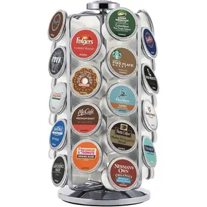Carousel, Coffee Pod, Holds up to 36 K-Cup Pods, Silver