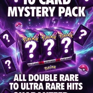 10 random Pokémon ex cards sleeved