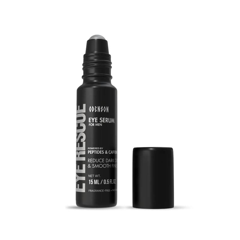 Odenson Eye Rescue Roll-On Under-Eye Serum for Men - Daily, Gentle, Hydrating, Lightweight Formula with Caffeine, Ceramides and Moisture Boost