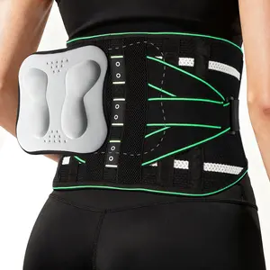 Back Brace for Lower Back Relief, 8x Powerful Lumbar Support with 3D Pad, Breathable Support Belt for Men & Women, Adjustable Strap, Waist Training Belt, Waist Trimmer Belt