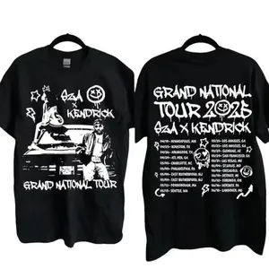 Grand National Tour Shirt, Concert Outfit, Gift For Fan, Rap Hiphop Unisex 2025 Grand National, Womenswear Menswear Top